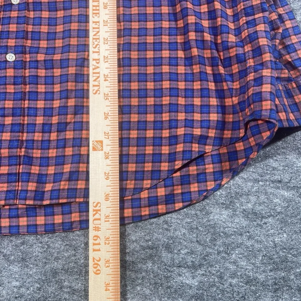 Polo Ralph Lauren Men's Red Plaid Long Sleeve Button-Down Shirt, X-large